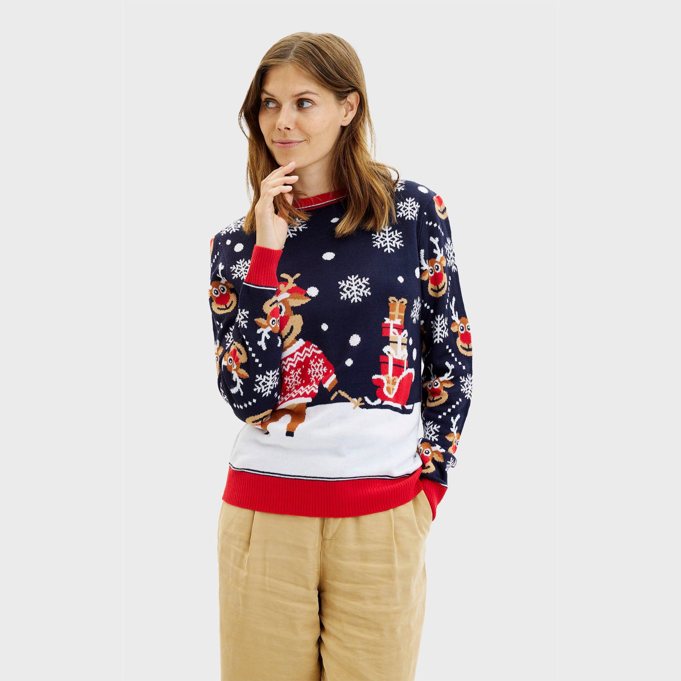 The Bringing Christmas Gifts Sweater - Femme