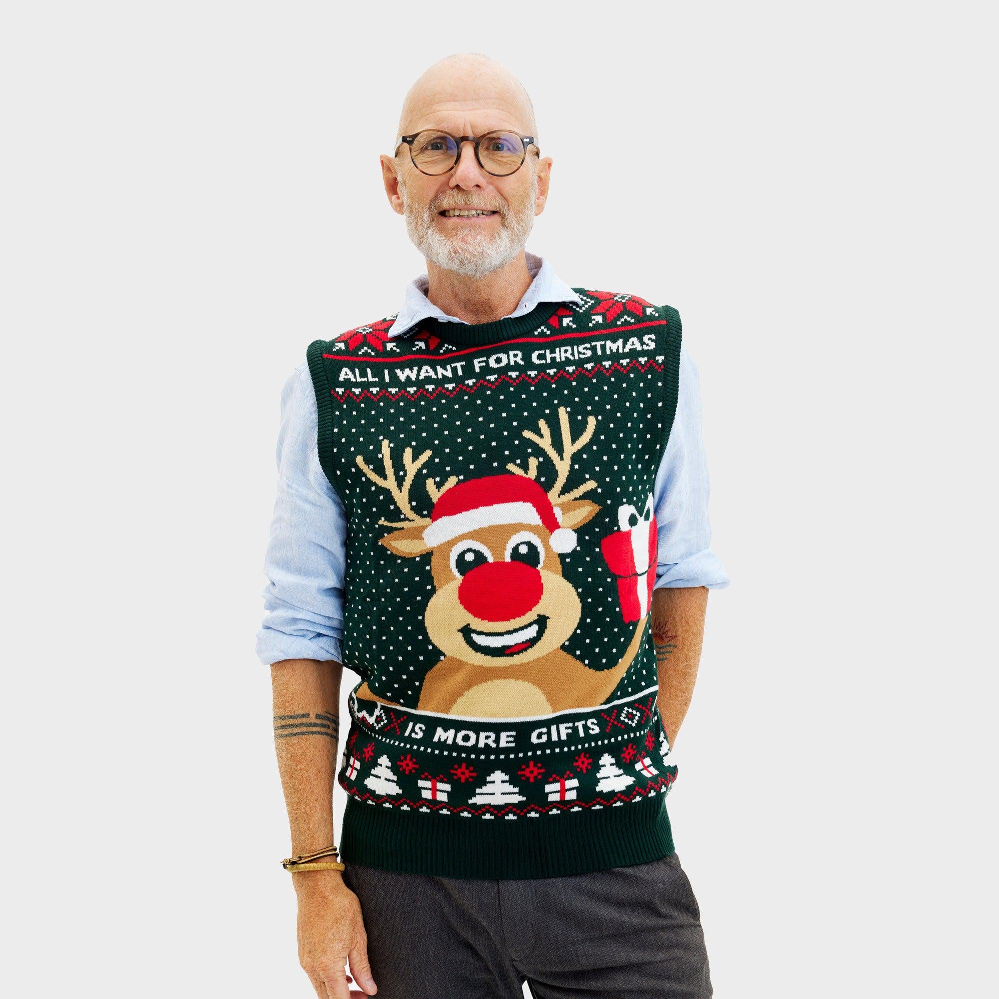 Rudolphs Christmas Vest - Homme