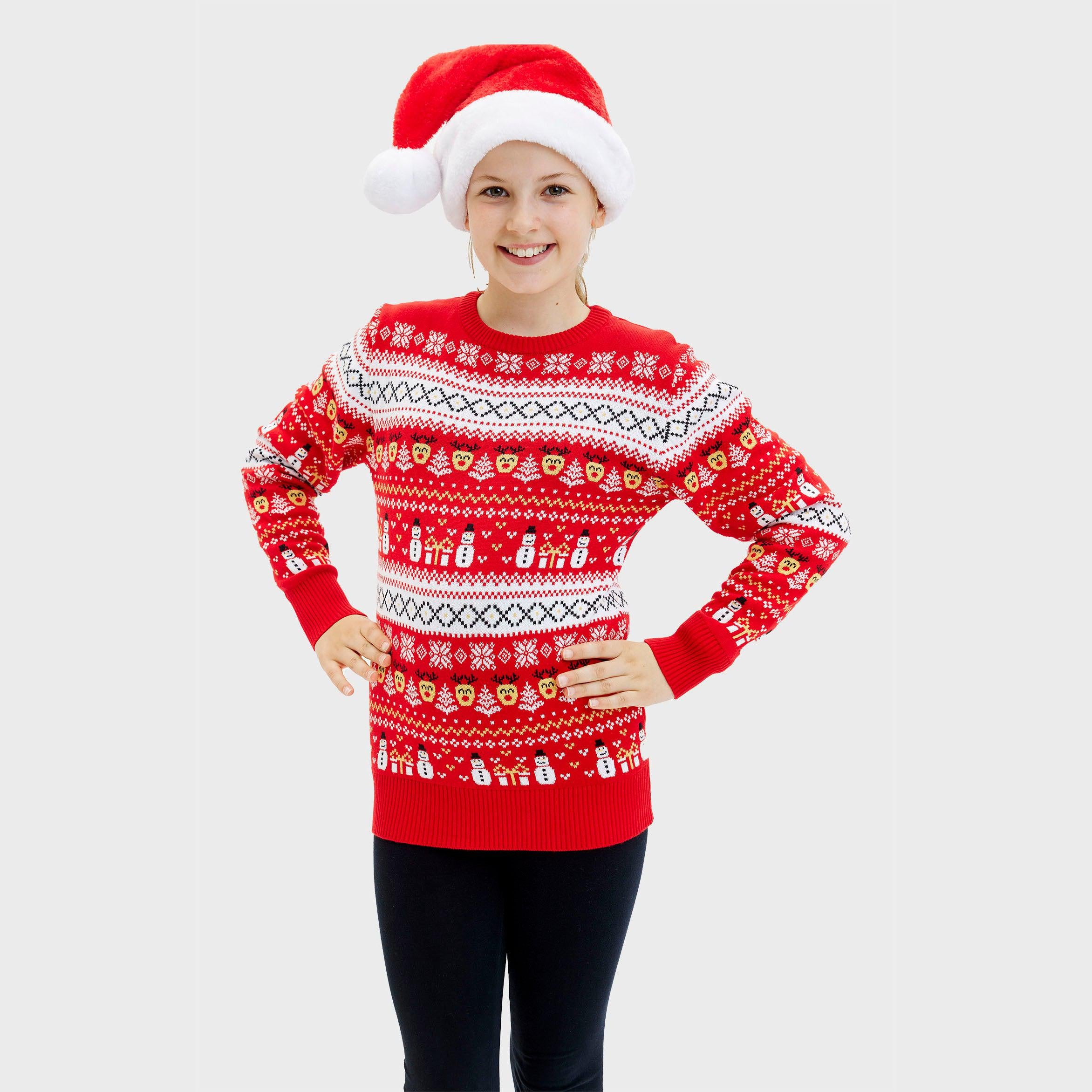 The Reinstyle Sweater Rouge - Enfants