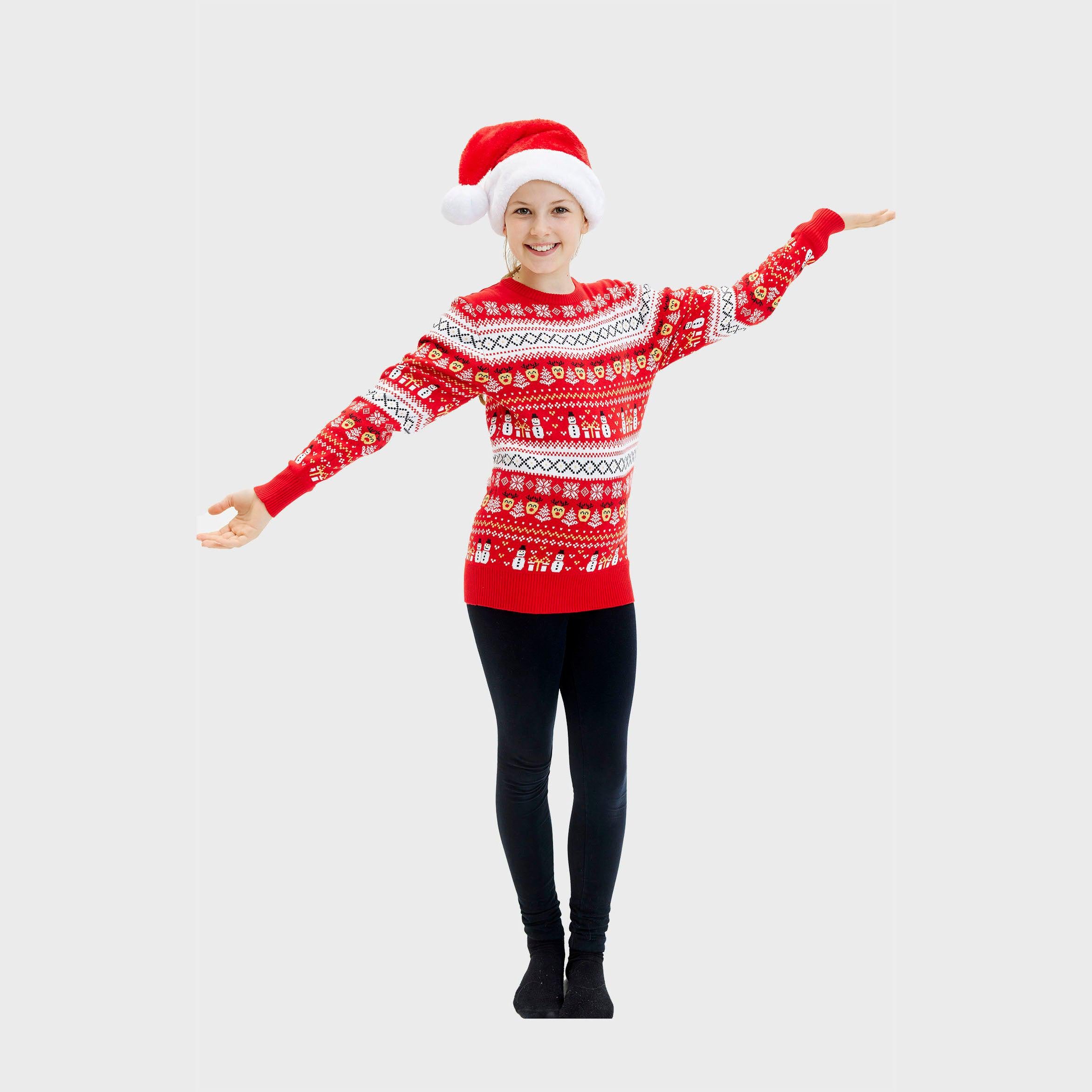 The Reinstyle Sweater Rouge - Enfants
