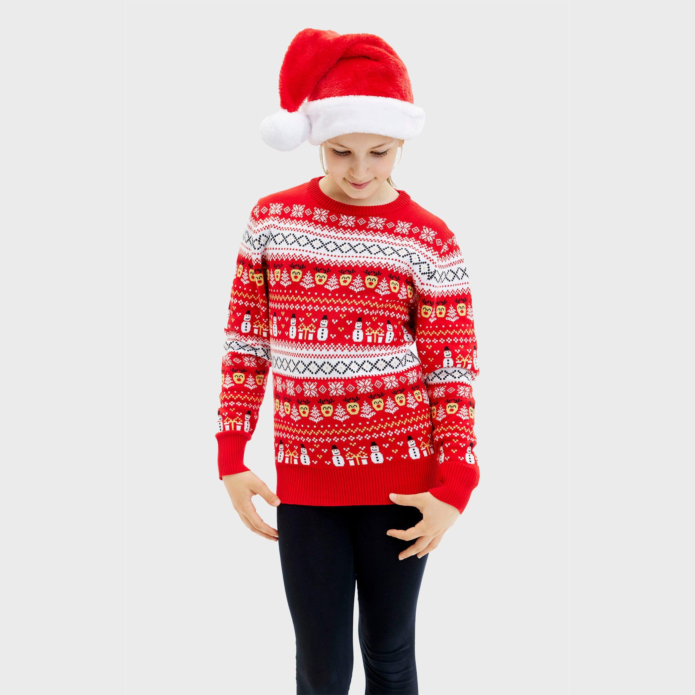 The Reinstyle Sweater Rouge - Enfants