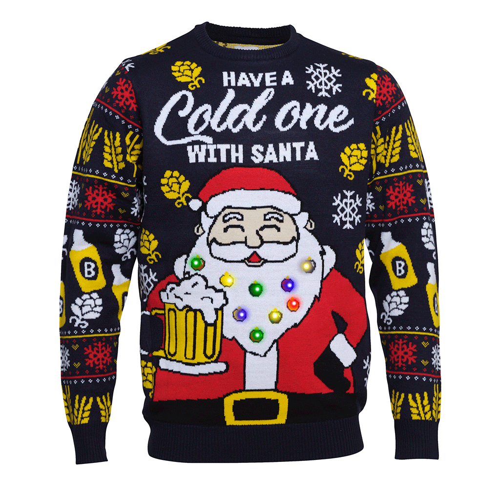 Un pull de Noël avec l'inscription
