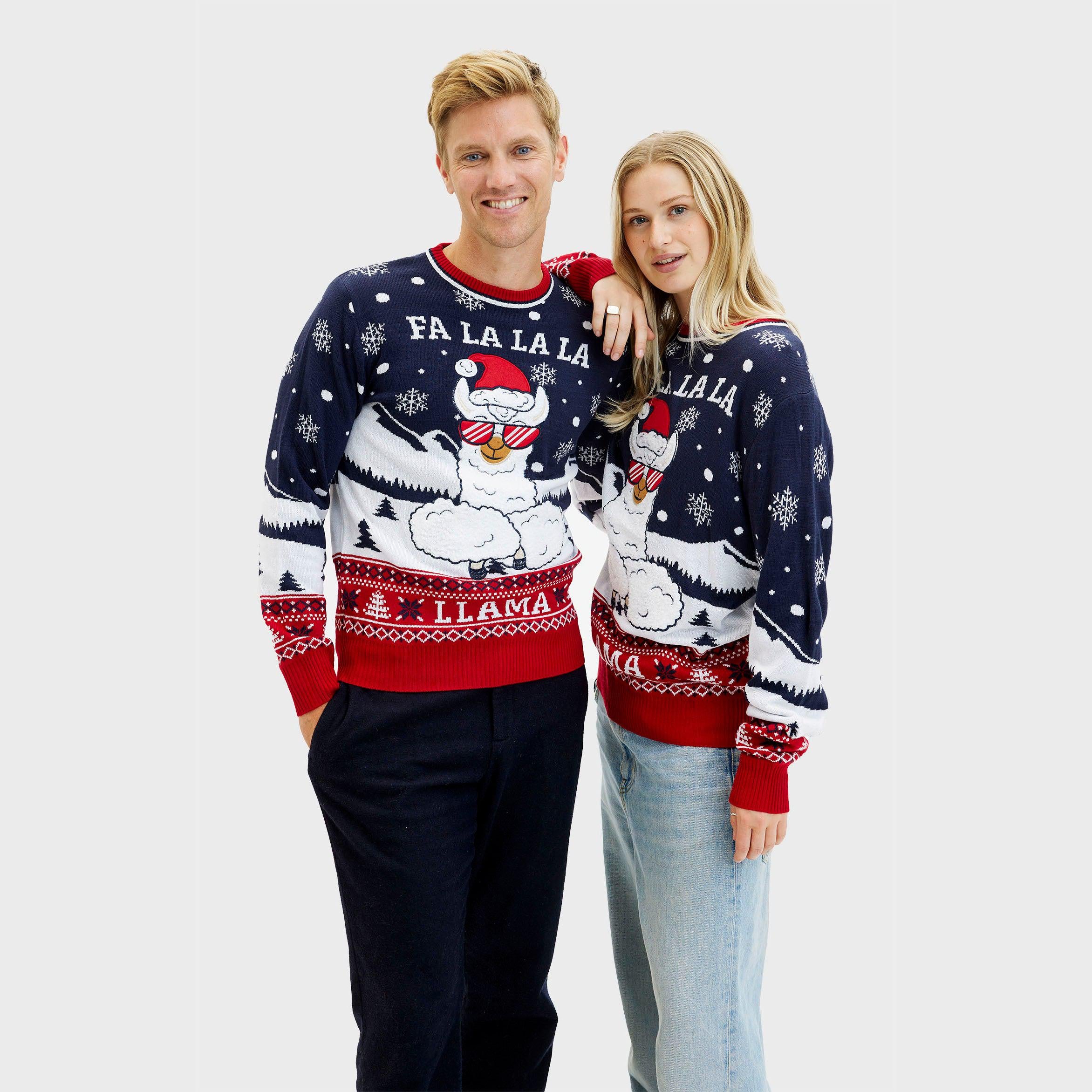Fa la la la llama Sweater - Homme