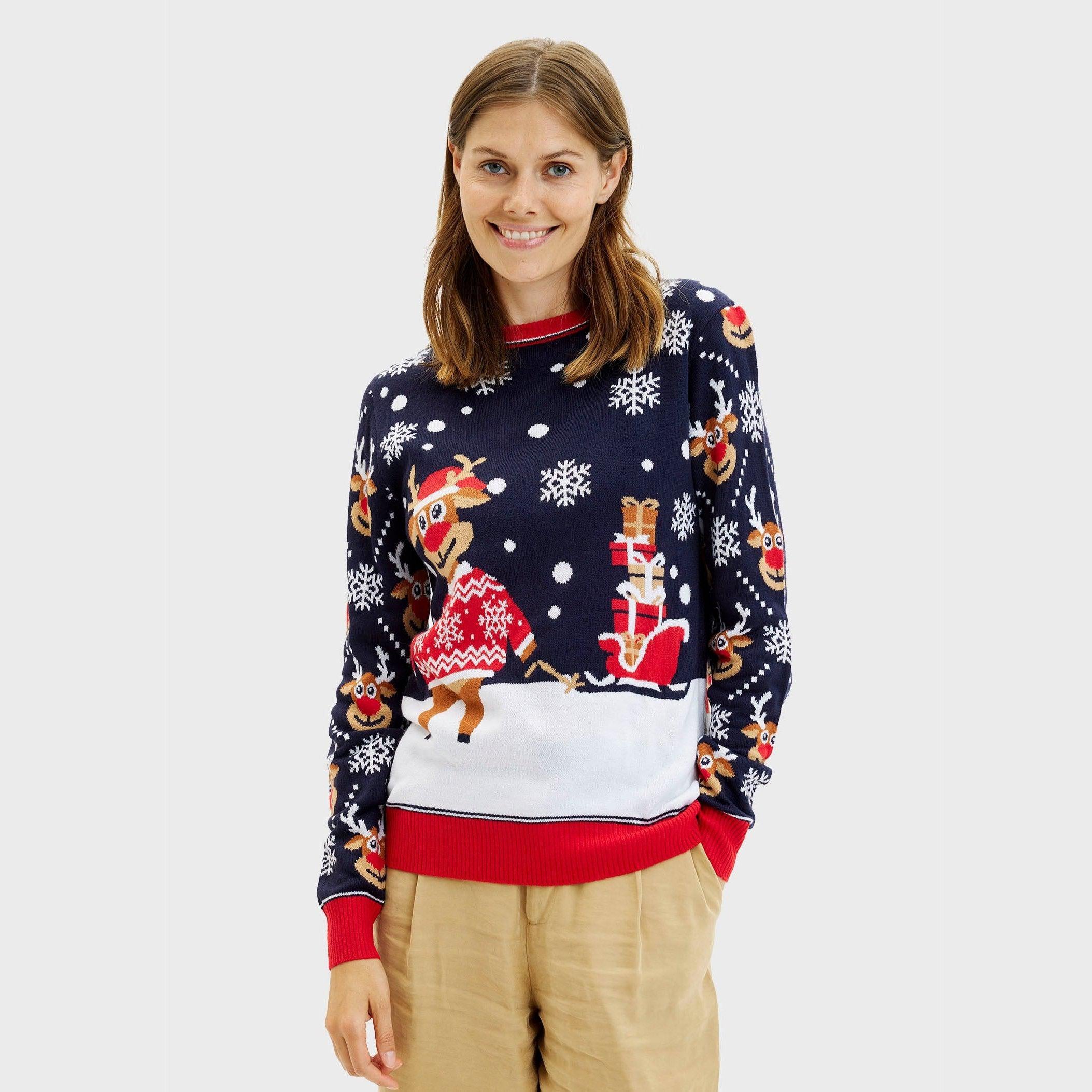 The Bringing Christmas Gifts Sweater - Femme