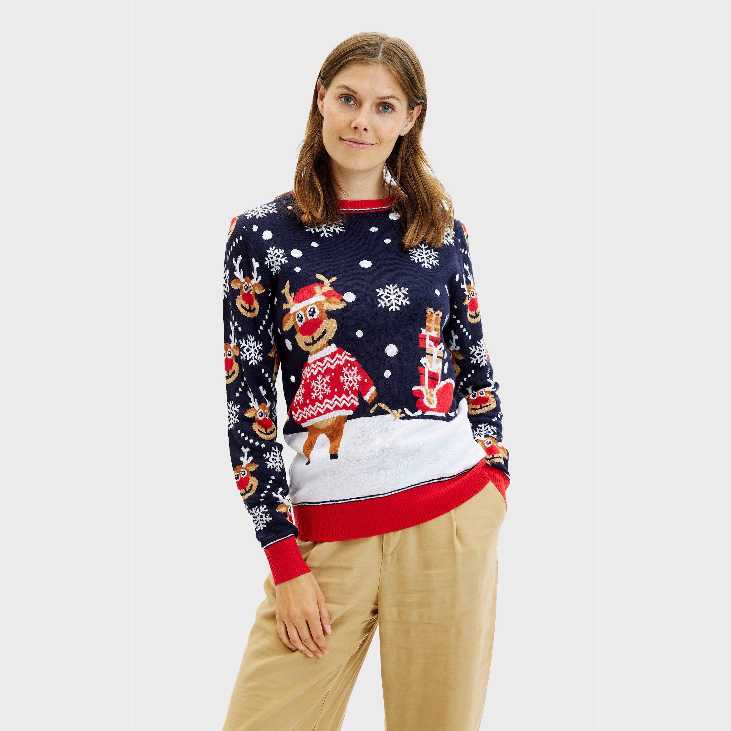 The Bringing Christmas Gifts Sweater - Femme