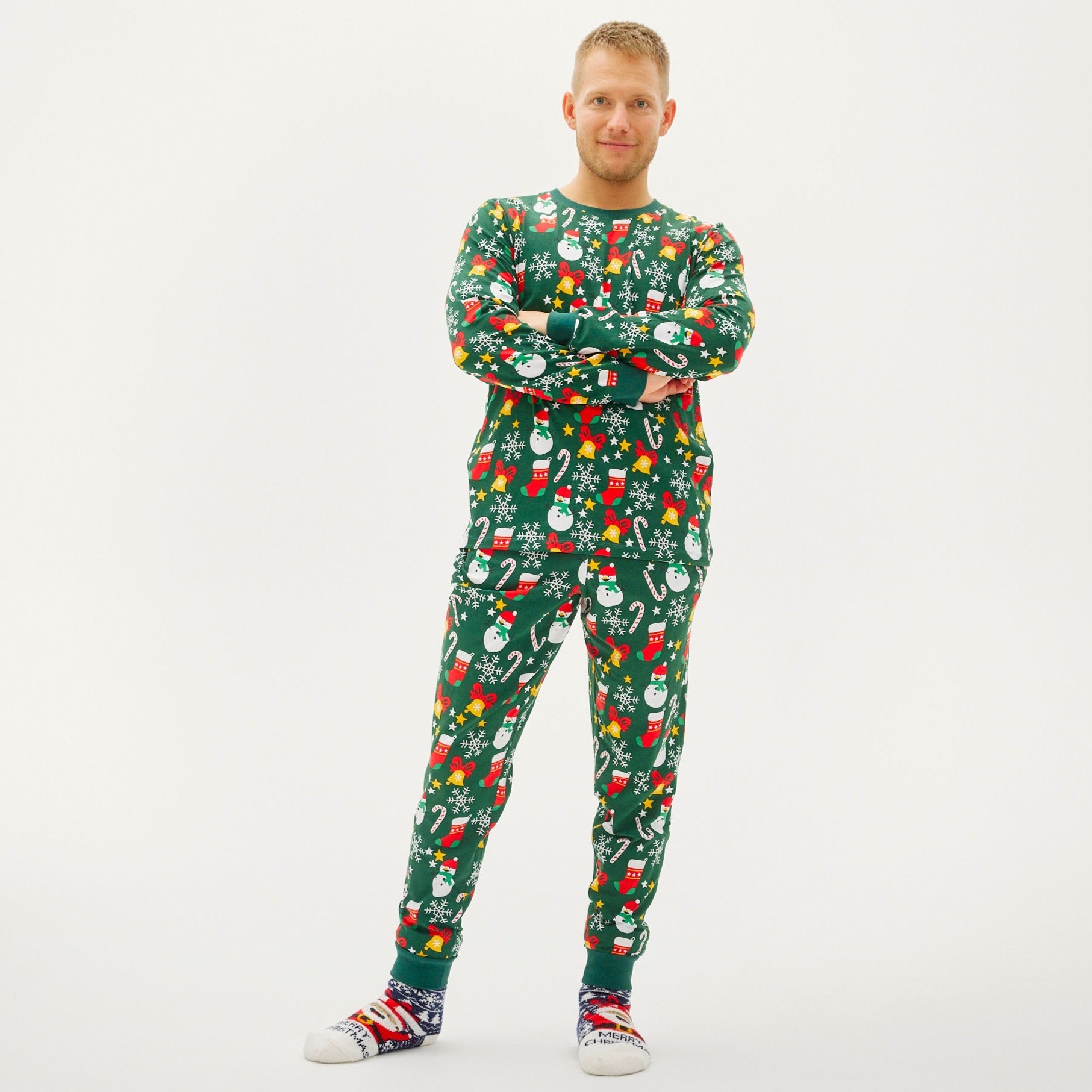 Pyjama De Noël Confortable - Homme.