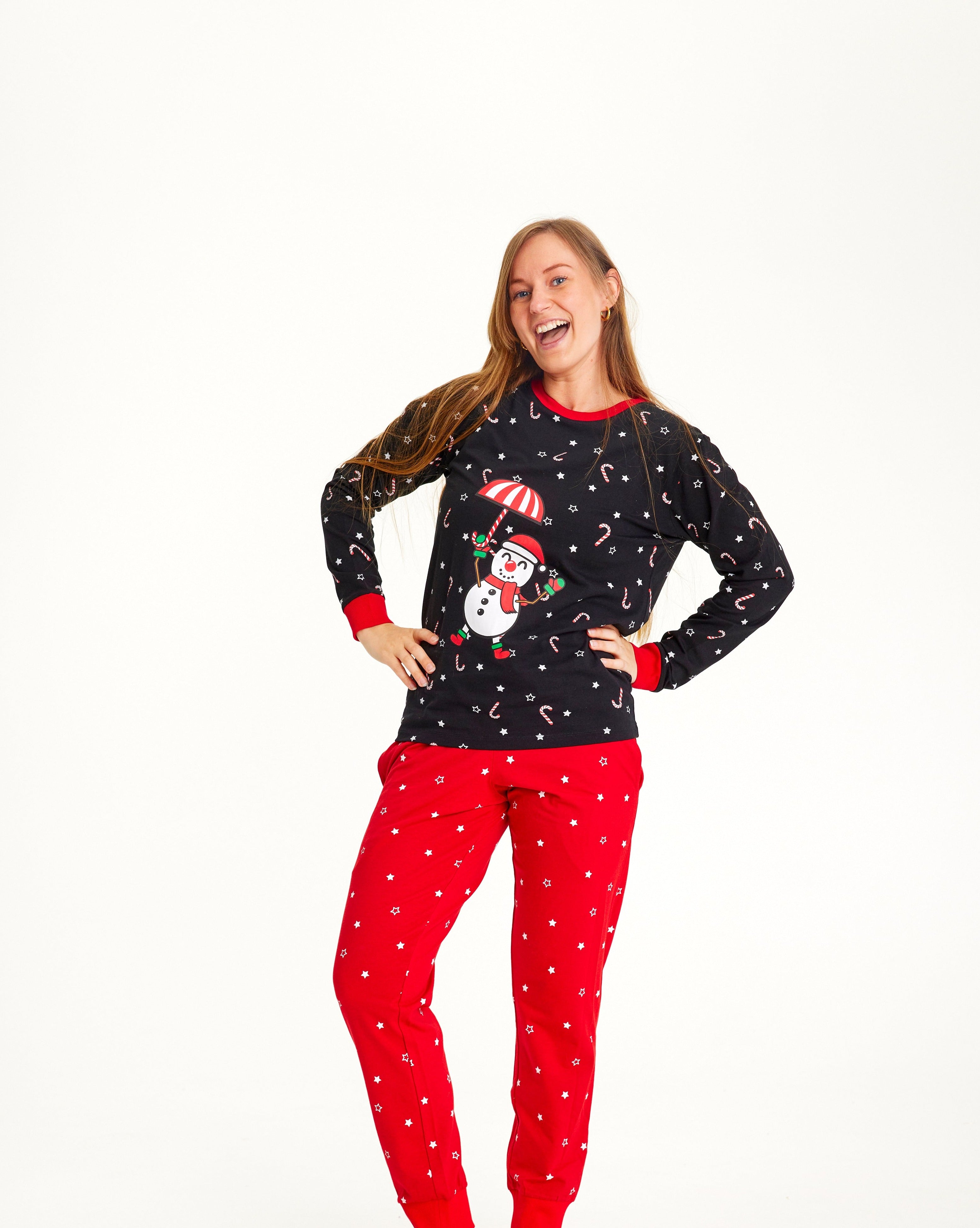 Pyjama Flying Snowman - Femme