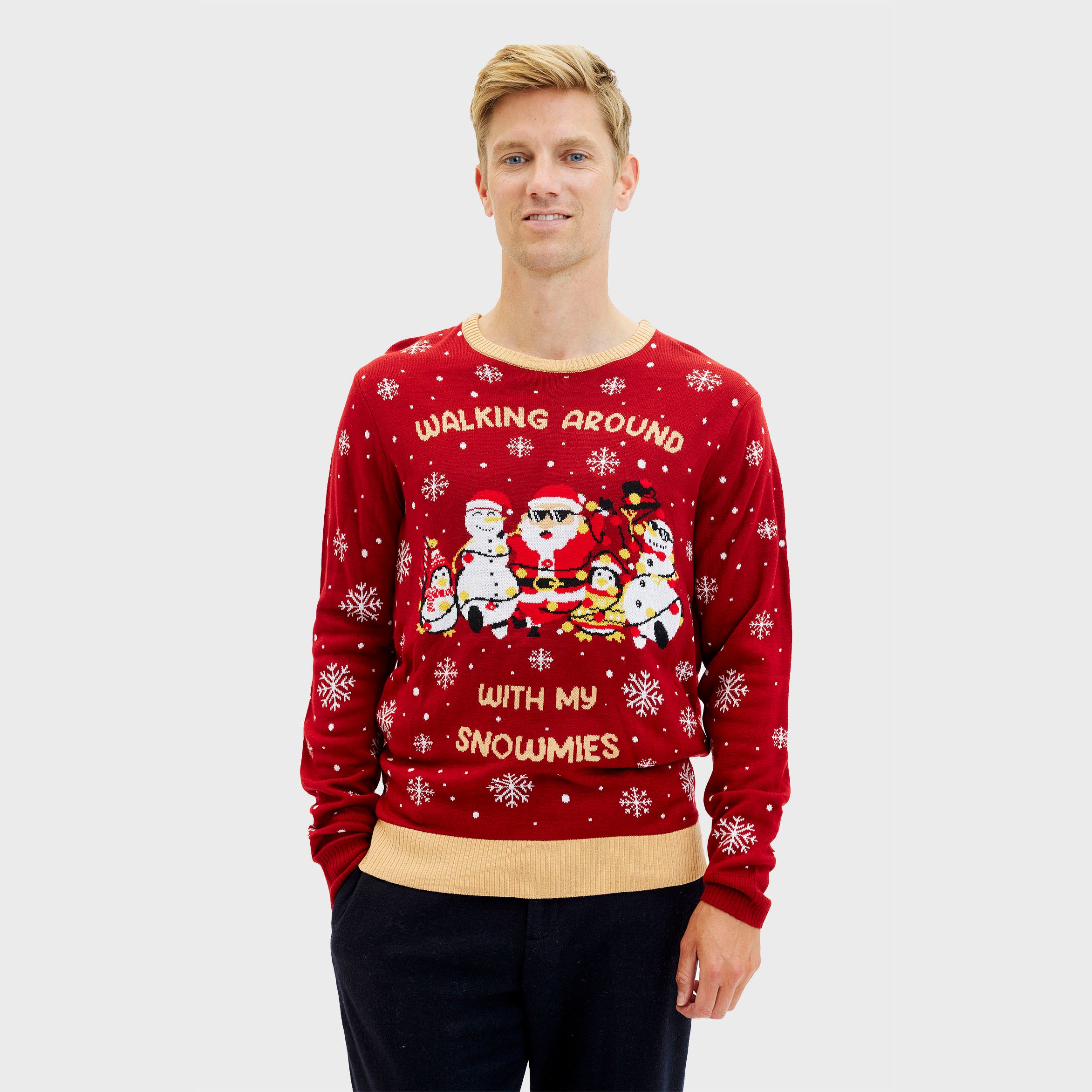 Walking Around With My Snowmies - Homme