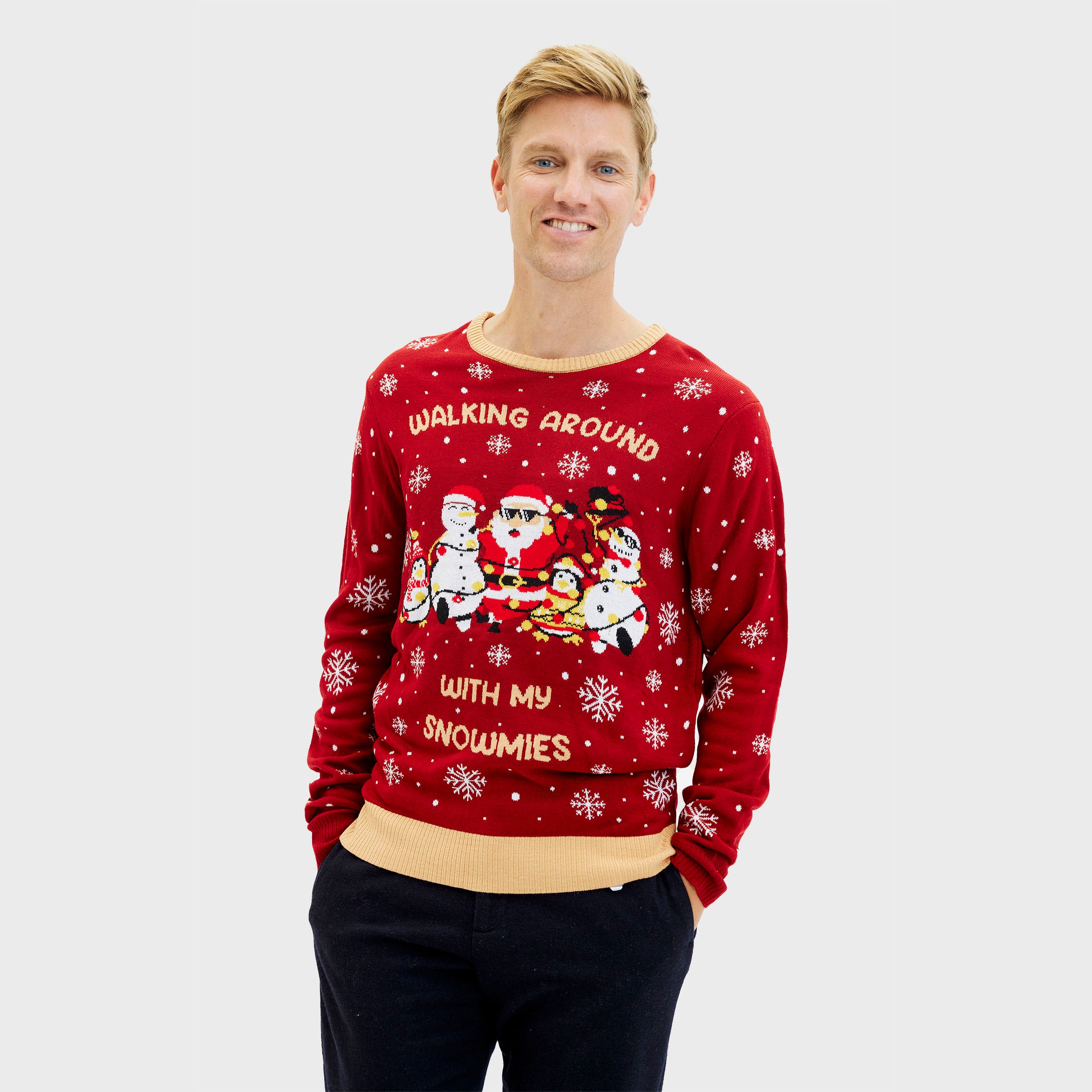 Walking Around With My Snowmies - Homme