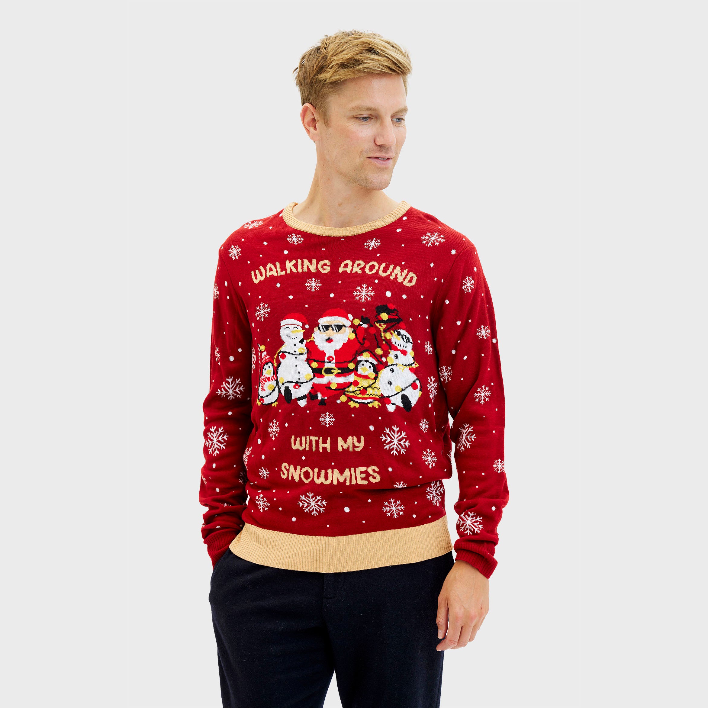 Walking Around With My Snowmies - Homme