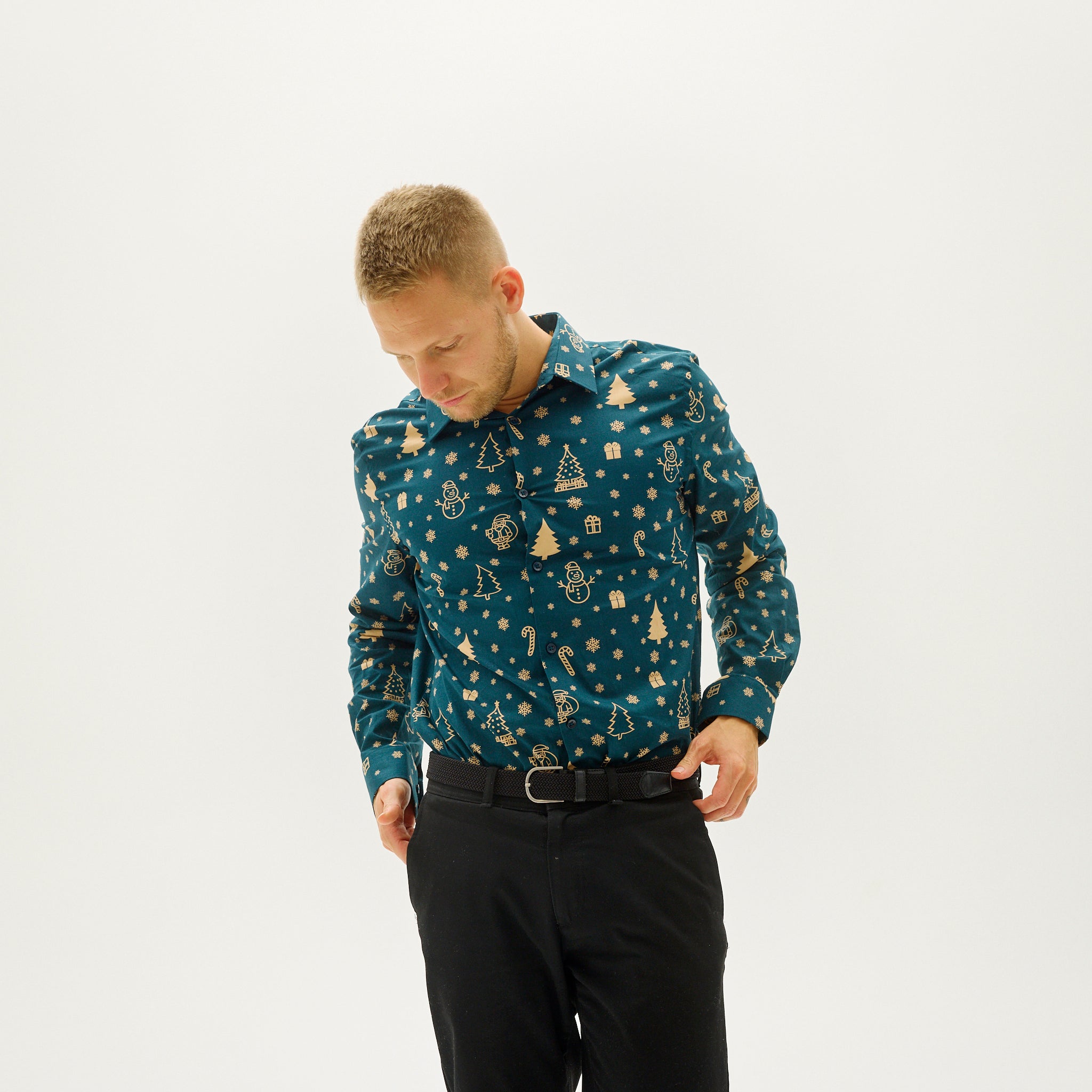 The Snowman's Christmas Shirt - Homme
